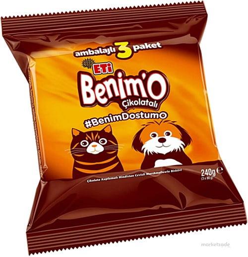 Eti Benim0 Chocolate Marshmallow and Coconut Biscuit 9 x 240 g