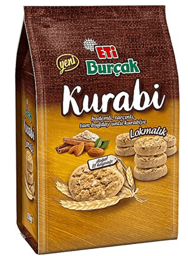 Eti Burcak Kurabi with Almond and Cinnamon 12 x 150 g