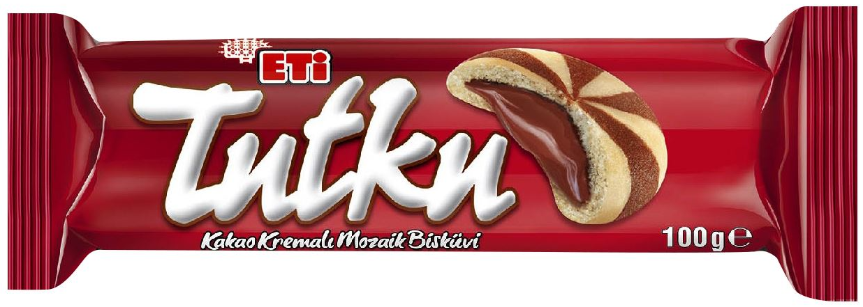Eti Tutku Mosaic Biscuit Filled With Cocoa Cream 24 x 100 g
