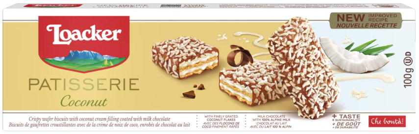 Loacker Gran Pasticceria Coconut 12 x 100 g