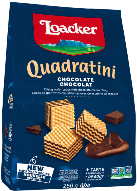 Loacker Quadratini Chocolate 6 x 250 g