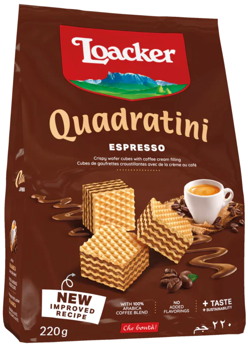 Loacker Quadratini Espresso 6 x 220 g
