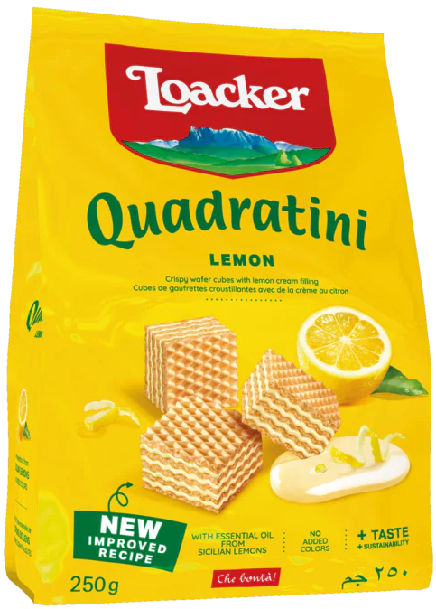 Loacker Quadratini Lemon 6 x 250 g