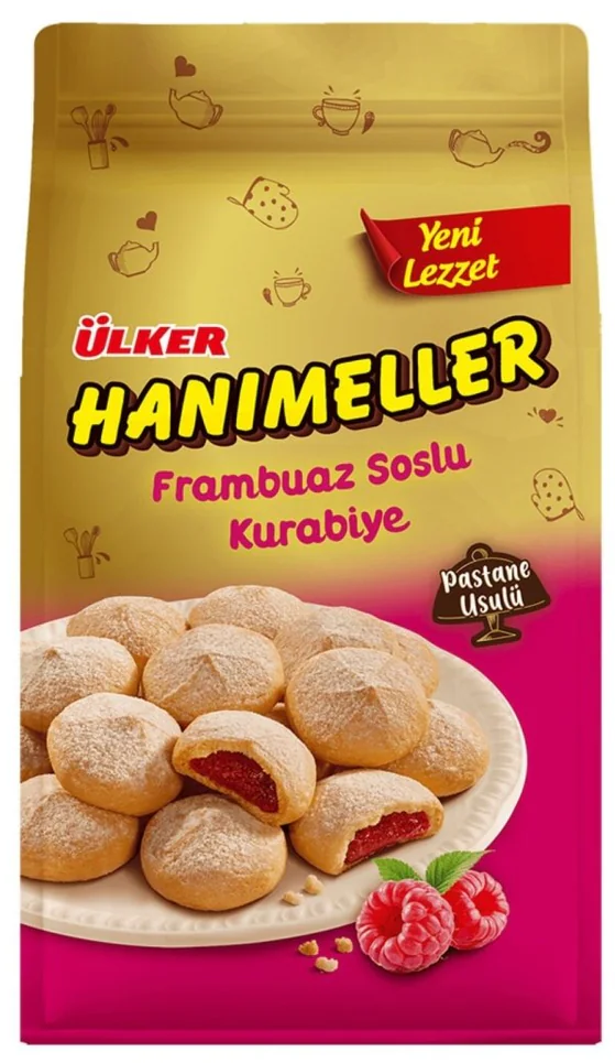 Ulker Hanimeller Cookies With Raspberry 12 x 150 g