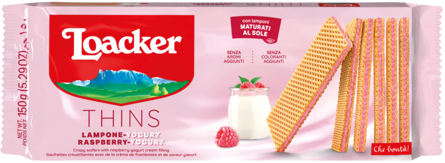 Loacker Wafer Raspberry Yogurt 18 x 150 g