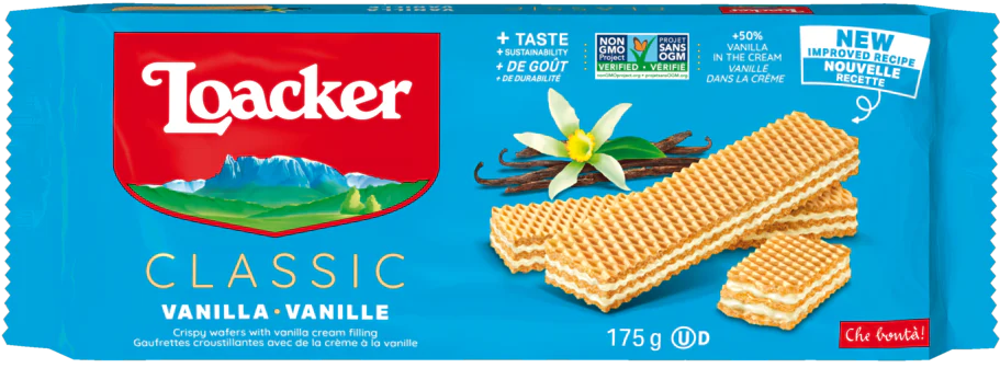 Loacker Wafer Vanille 18 x 175 g