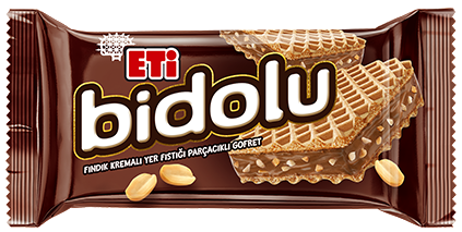Eti Bidolu Hazelnut Cream Wafer with Peanut Pieces 24 x 36 g