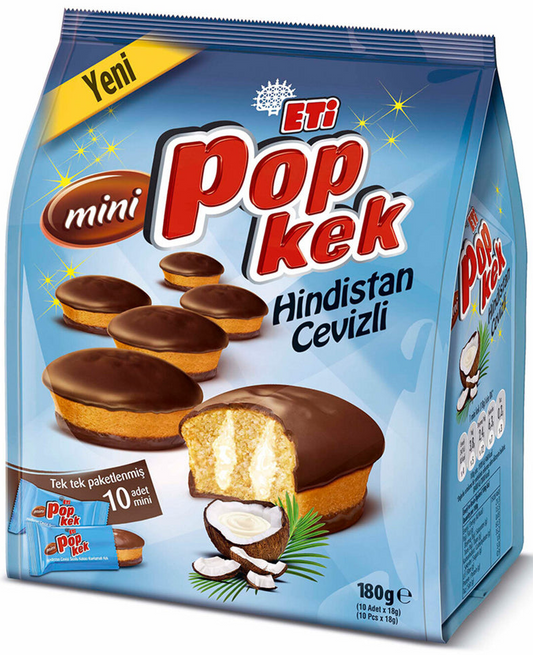 Eti Popkek Cake With Coconut 10 x 180 g