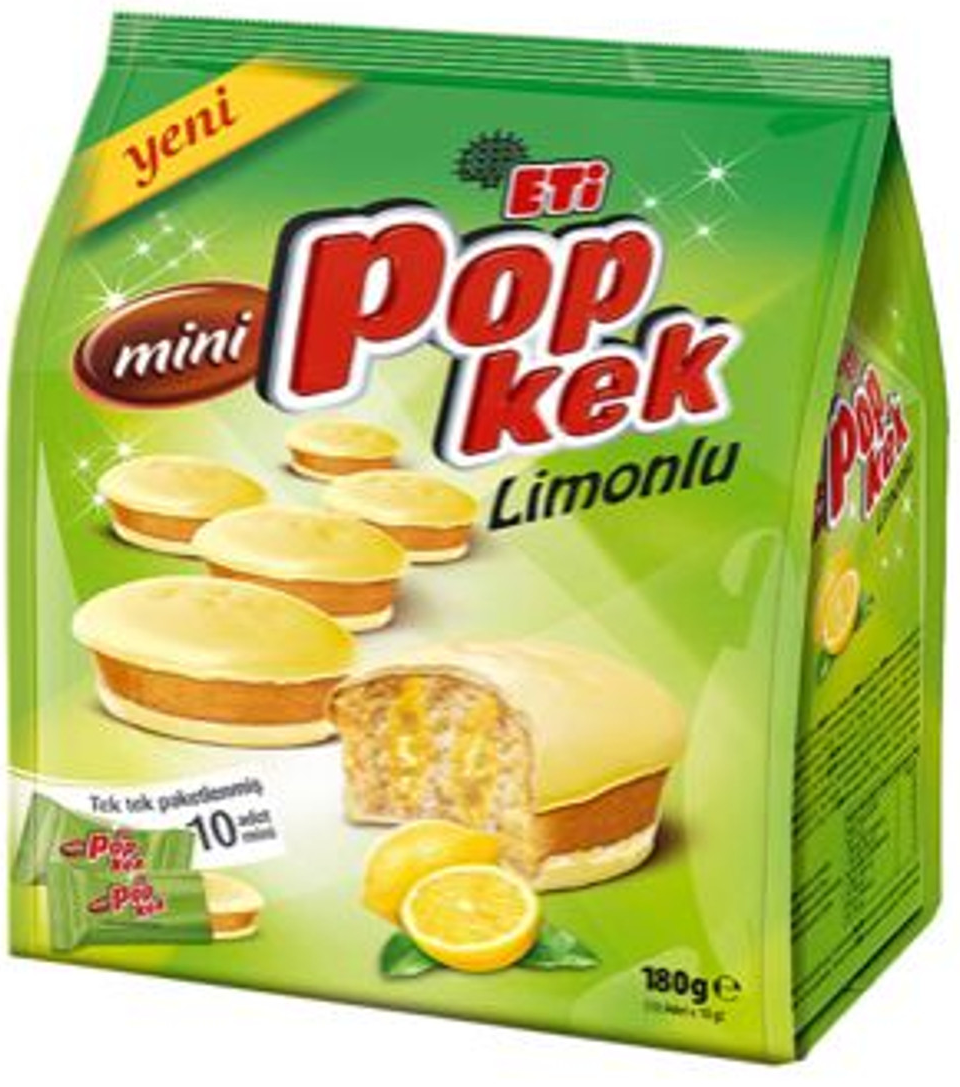 Eti Popkek Cake With Lemon 10 x 180 g