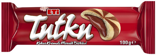 Eti Tutku Mosaic Biscuit Filled With Cocoa Cream 24 x 100 g