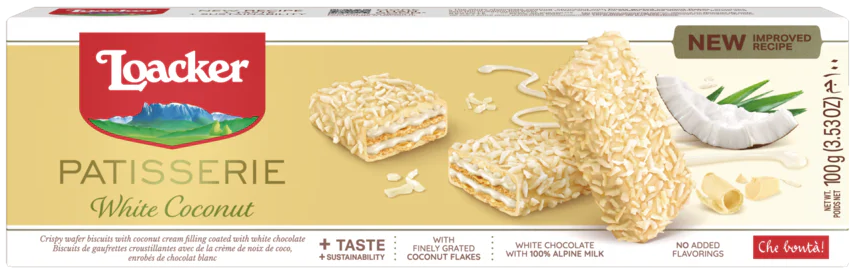 Loacker Gran Pasticceria White Coconut 12 x 100 g