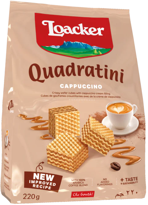 Loacker Quadratini Cappuccino 6 x 220 g