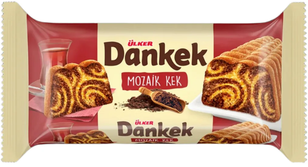 Ulker Dankek Cake Mozaik Plain 6 x 200 g