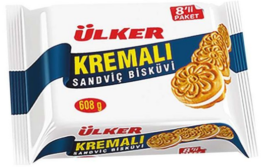 Ulker Cream Sandwich Biscuits  8 x 488 g