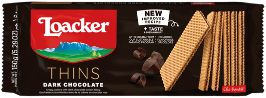Loacker Wafer Dark Chocolate 18 x 150 g