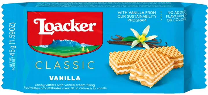 Loacker Wafer Vanille 12 x 45 g