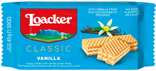 Loacker Wafer Vanille 12 x 45 g